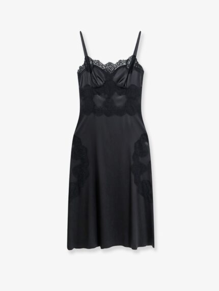 Dolce & Gabbana Slip Dress With Lace Details