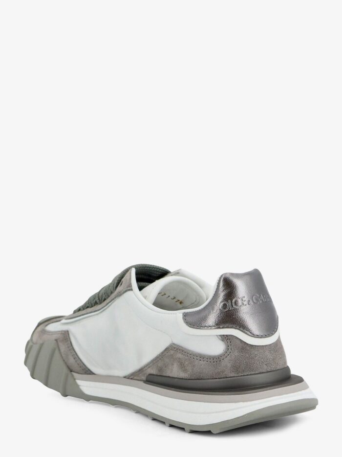 Dolce & Gabbana Sneakers In Nylon E Suede Con Logo DG Con Strass
