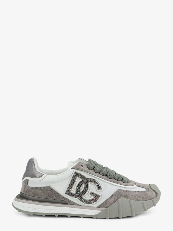dolce & gabbana sneakers in nylon e suede con logo dg con strass Dolce & Gabbana Sneakers In Nylon E Suede Con Logo DG Con Strass