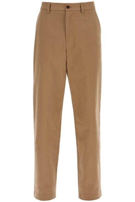 DOLCE & GABBANA Straight Cotton Stretch Pants In 8