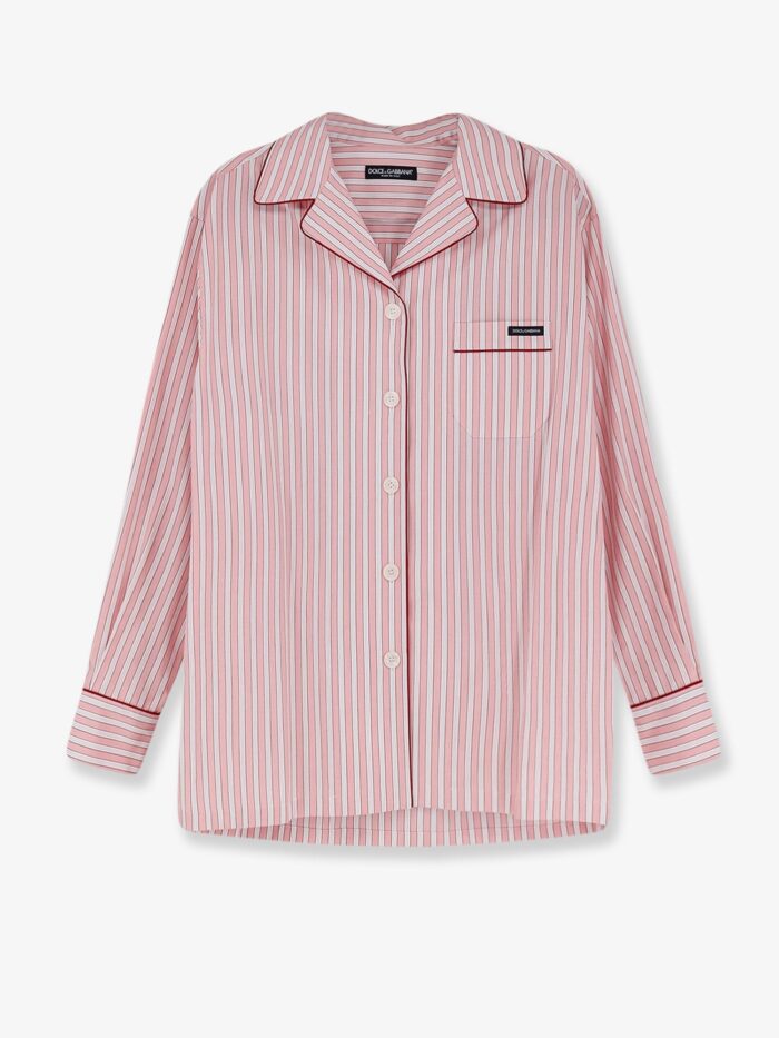 Dolce & Gabbana Striped Cotton Pajama Shirt