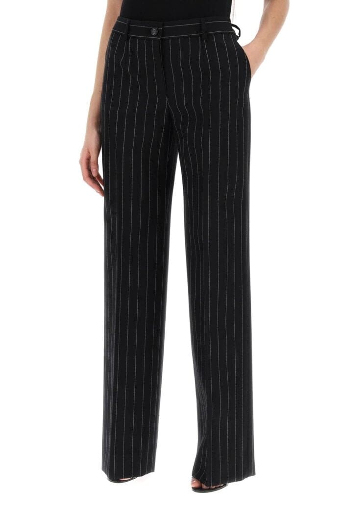 DOLCE & GABBANA Striped Flare Leg Pants