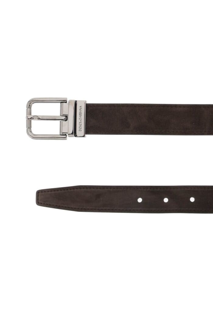 DOLCE & GABBANA Suede Belt For Stylish