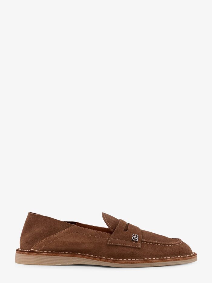 Dolce & Gabbana Suede Slipper Loafers