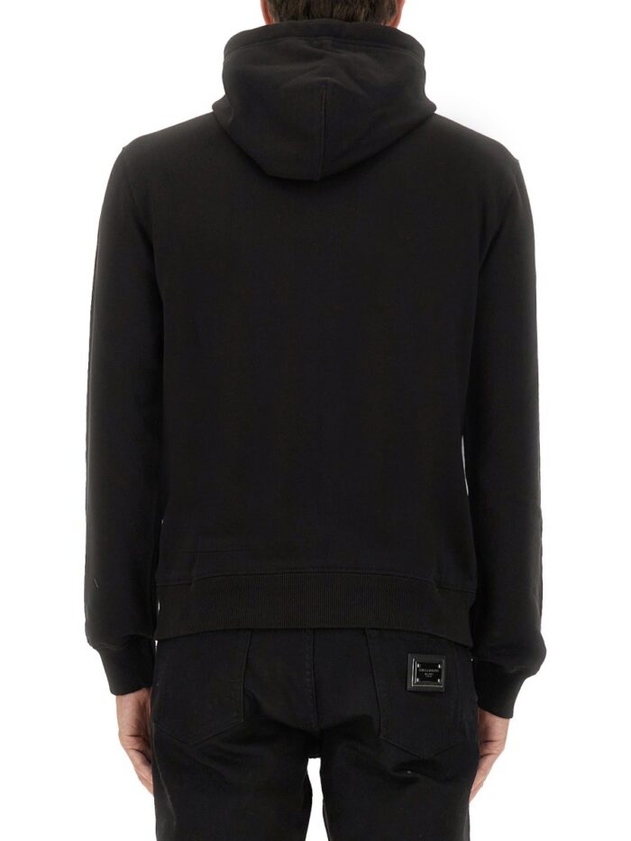 Dolce & Gabbana SWEATSHIRT WITH HERALDIC PATCH