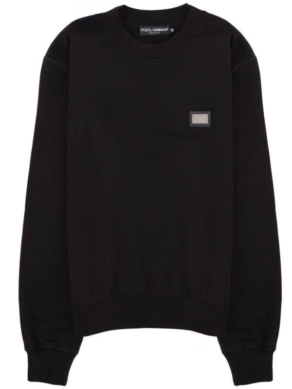 Dolce & Gabbana SWEATSHIRT WITH LOGO PATCH
