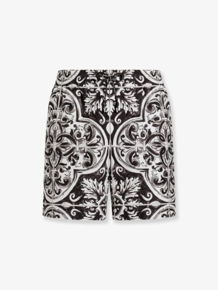 Dolce & Gabbana Swim Trunks With Pochette