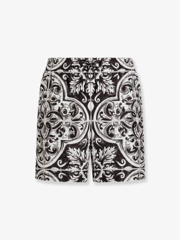 Dolce & Gabbana Swim Trunks With Pochette