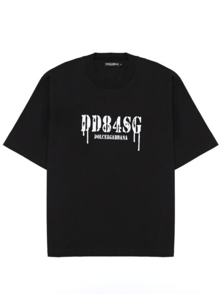 Dolce & Gabbana T-SHIRT CON STAMPA E LOGO