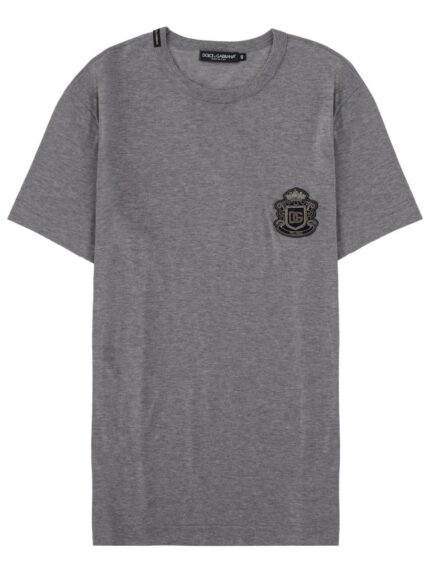 Dolce & Gabbana T-SHIRT WITH HERALDIC LOGO