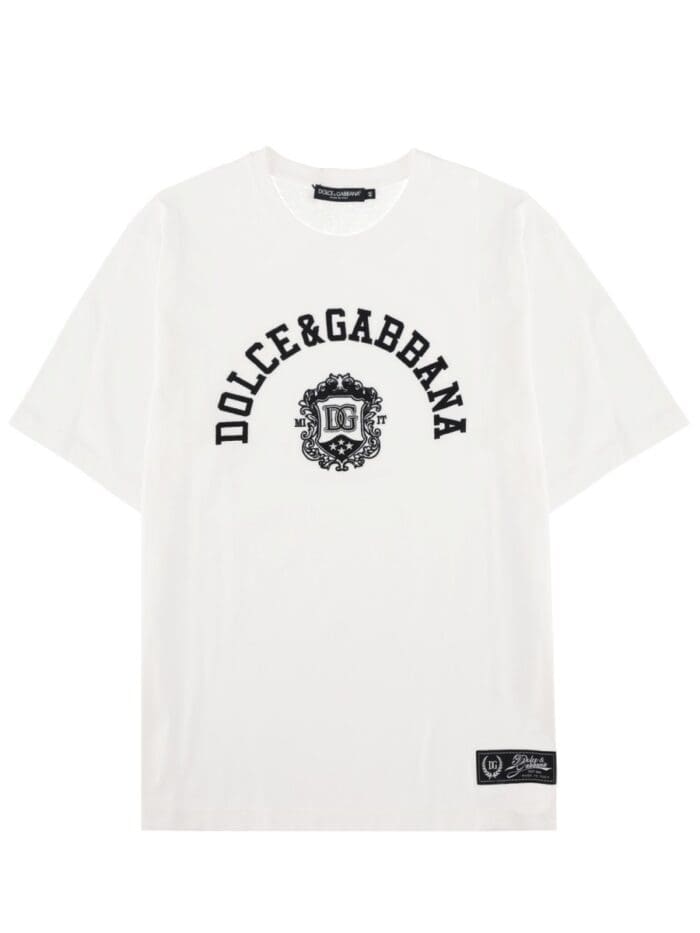 dolce & gabbana t shirt with logo Dolce & Gabbana T-SHIRT WITH LOGO