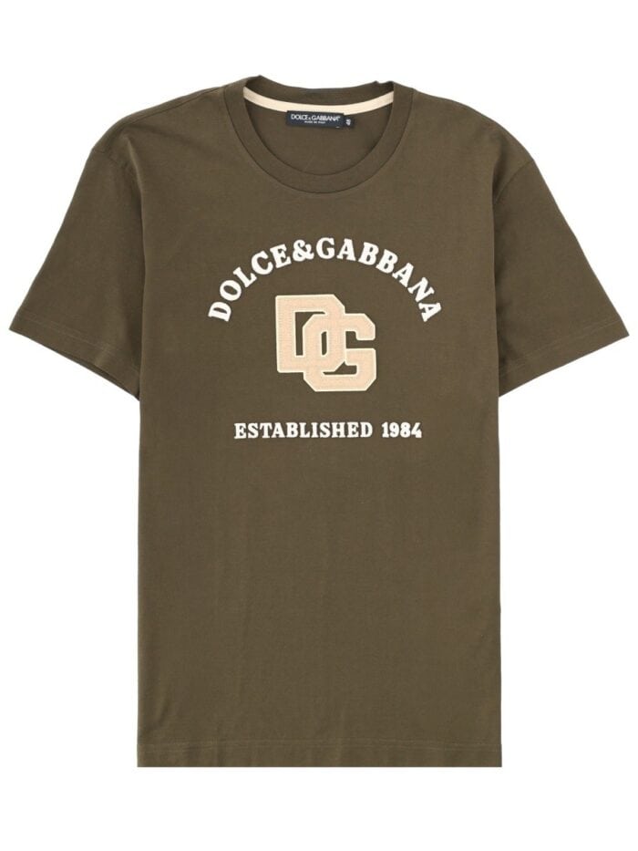 dolce & gabbana t shirt with logo Dolce & Gabbana T-SHIRT WITH LOGO