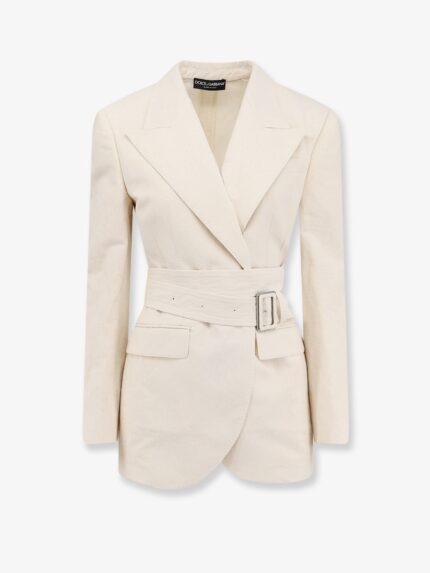 Dolce & Gabbana Taormina Rustic Canvas Blazer