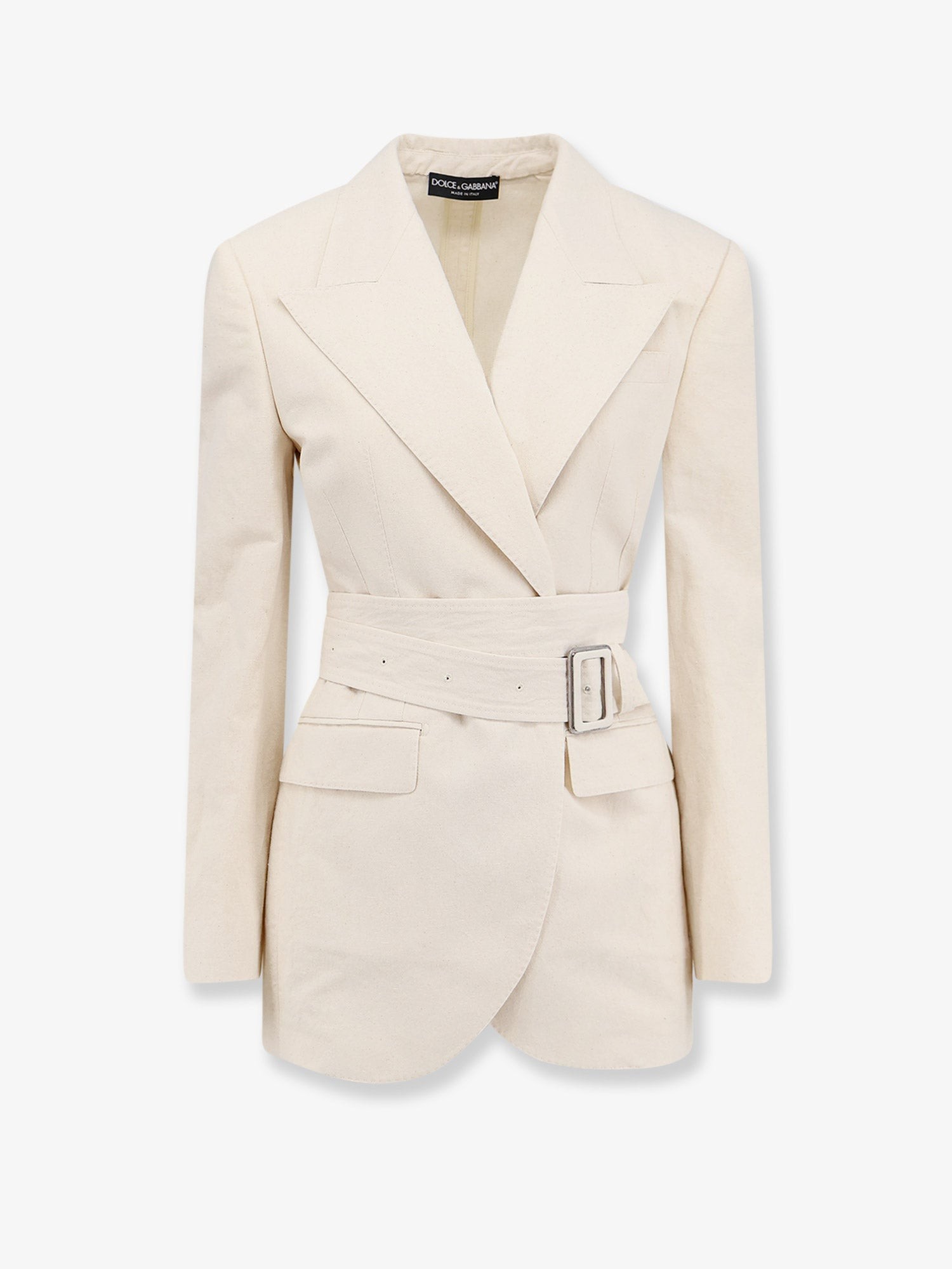 Dolce & Gabbana Taormina Rustic Canvas Blazer