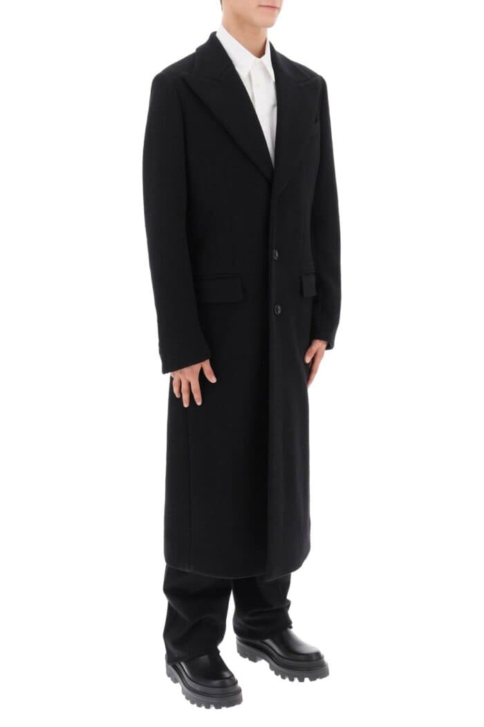 Dolce & Gabbana Techno-wool Deconstructed Coat