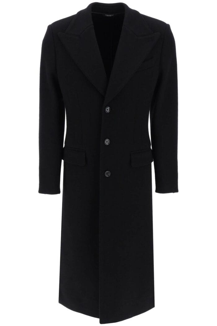 Dolce & Gabbana Techno-wool Deconstructed Coat