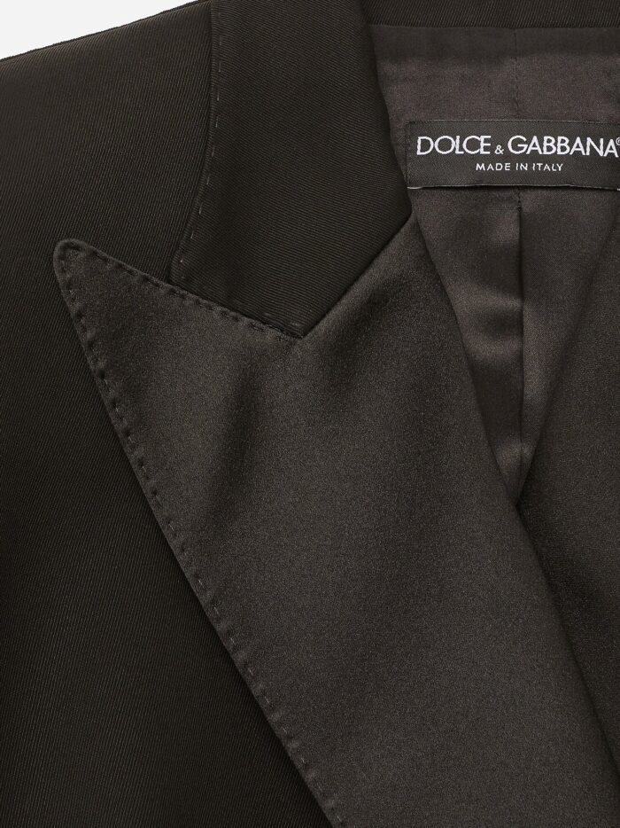Dolce & Gabbana Tuxedo Virgin Wool And Silk Blazer