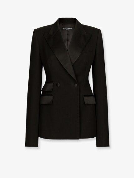 Dolce & Gabbana Tuxedo Virgin Wool And Silk Blazer