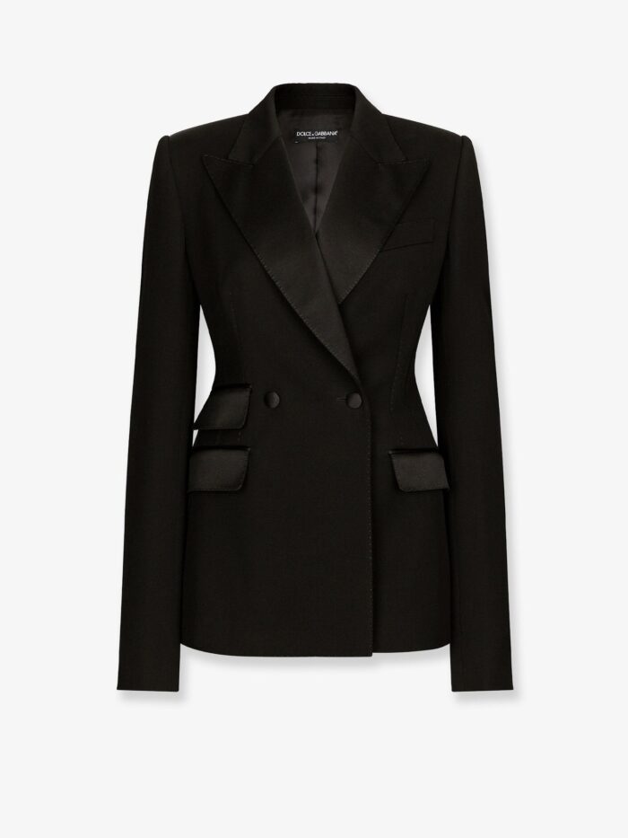 Dolce & Gabbana Tuxedo Virgin Wool And Silk Blazer