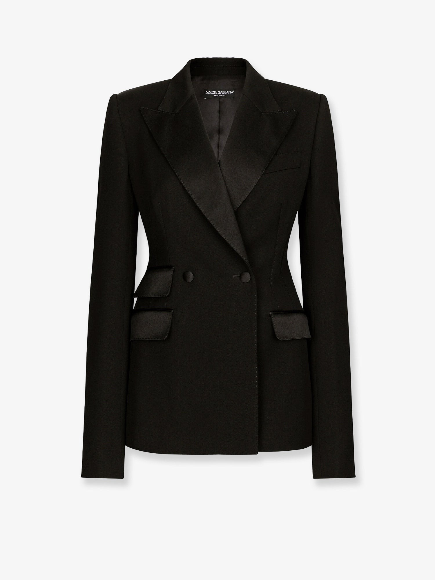 Dolce & Gabbana Tuxedo Virgin Wool And Silk Blazer