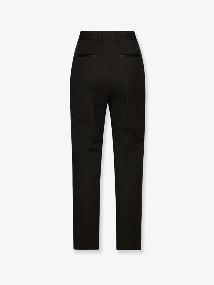 Dolce & Gabbana Tuxedo Virgin Wool And Silk Trousers