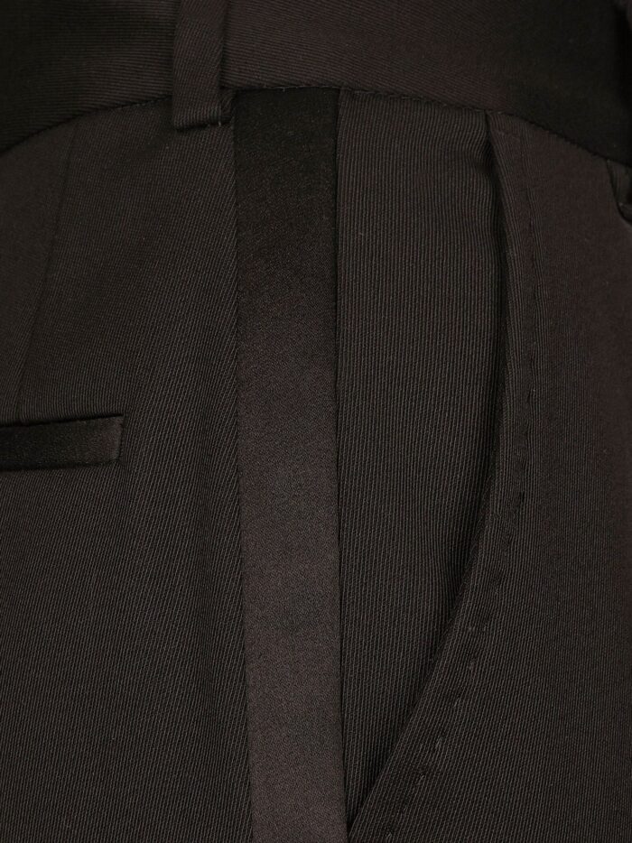 Dolce & Gabbana Tuxedo Virgin Wool And Silk Trousers