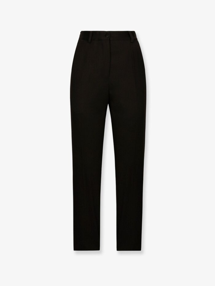 Dolce & Gabbana Tuxedo Virgin Wool And Silk Trousers