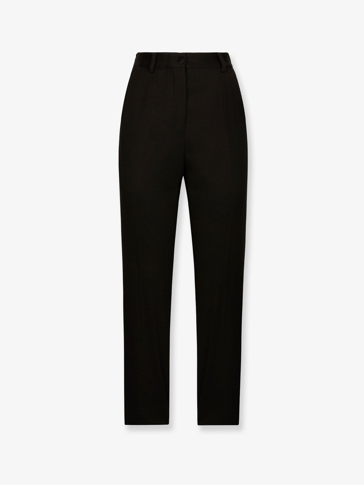 Dolce & Gabbana Tuxedo Virgin Wool And Silk Trousers