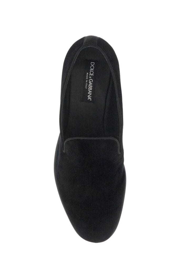 DOLCE & GABBANA Velvet Loafers For