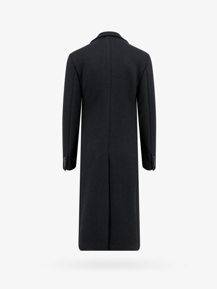 Dolce & Gabbana Virgin Wool Blend Flared Coat