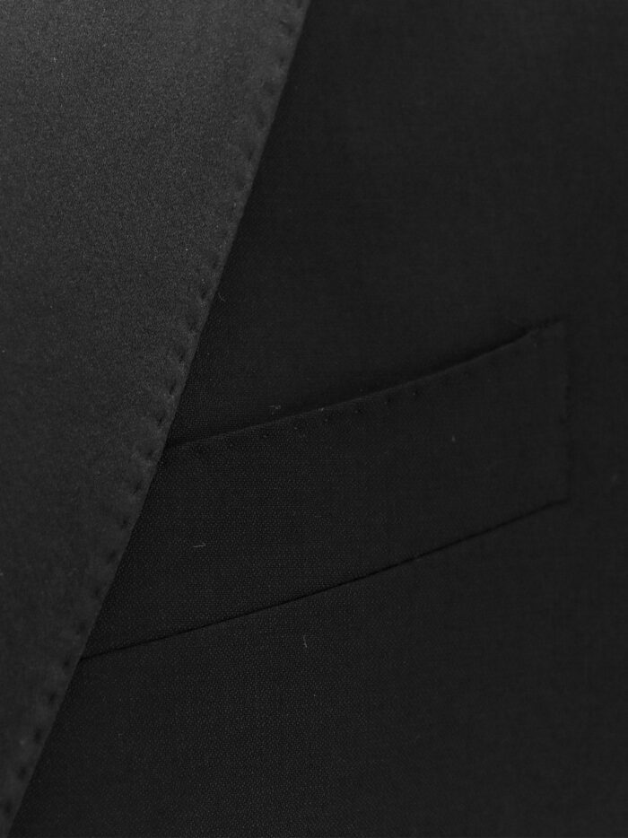 Dolce & Gabbana Virgin Wool Blend Tuxedo With Gilet And Satin Profiles