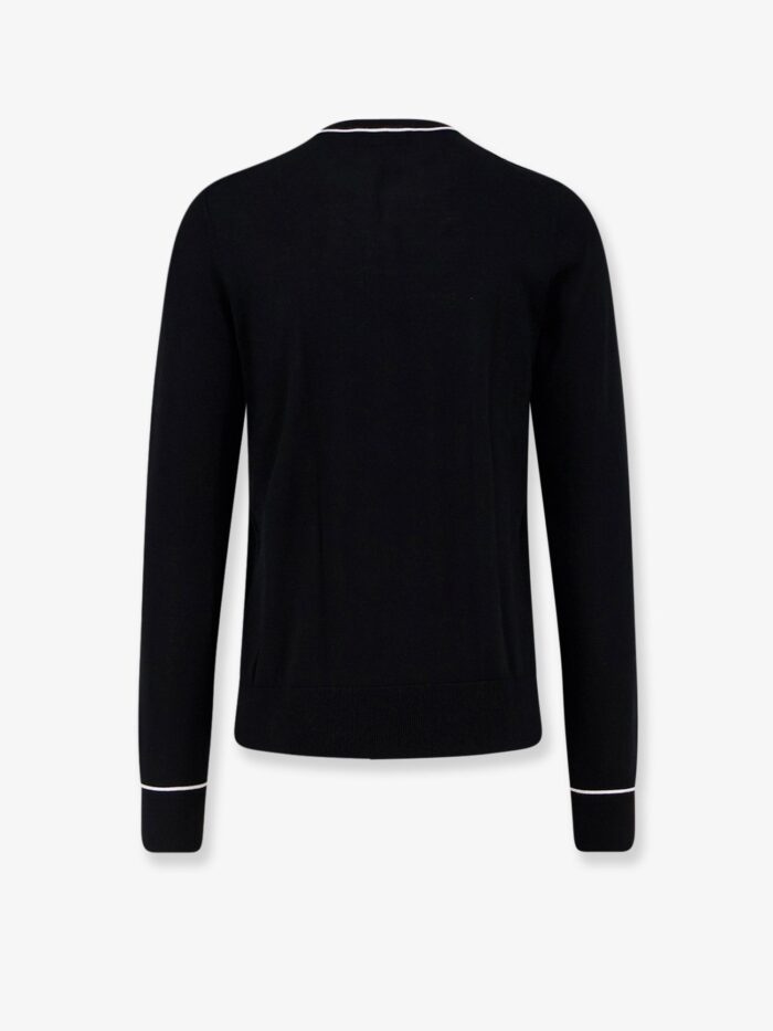 Dolce & Gabbana Virgin Wool Sweater With Embroidered DG Logo
