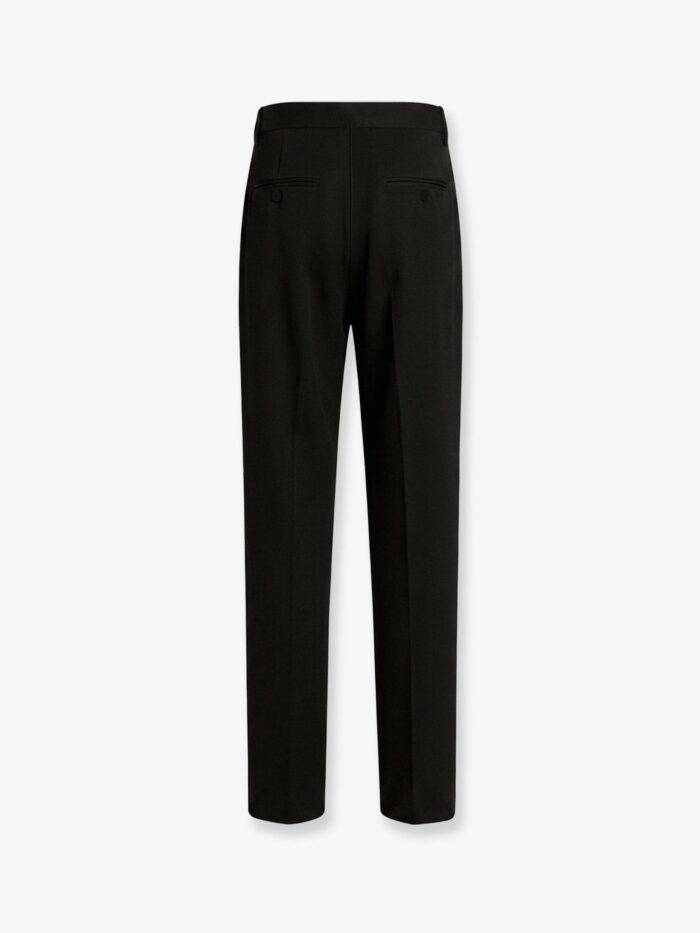 Dolce & Gabbana Virgin Wool Trousers With Frontal Pinces