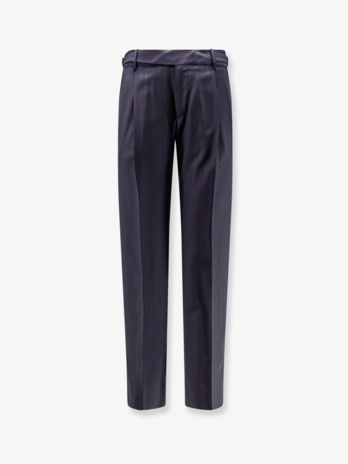Dolce & Gabbana Virgin Wool Trousers With Pinces