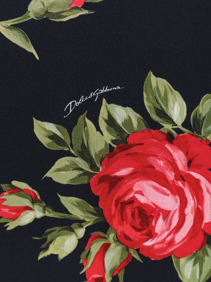 Dolce & Gabbana Viscose Dress With Iconic Print