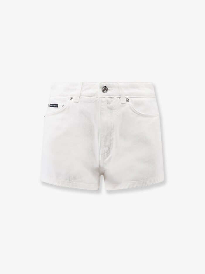 dolce & gabbana white denim shorts Dolce & Gabbana White Denim Shorts