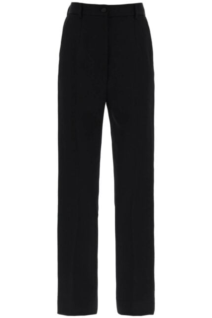 DOLCE & GABBANA Wool Gabardine Cigarette Pants.