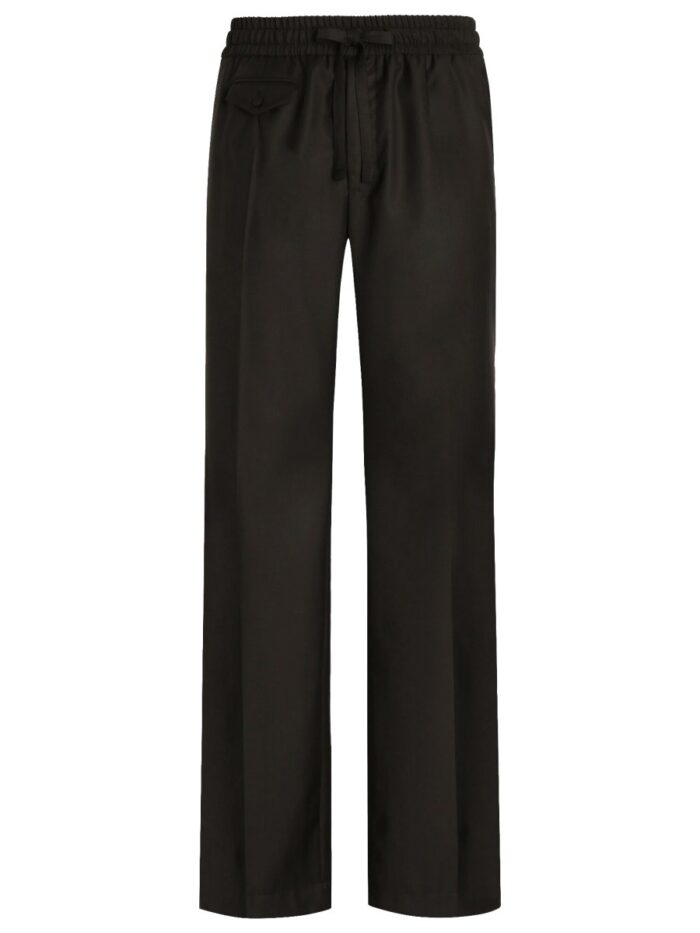 Dolce & Gabbana WOOL KNIT JOGGING PANTS