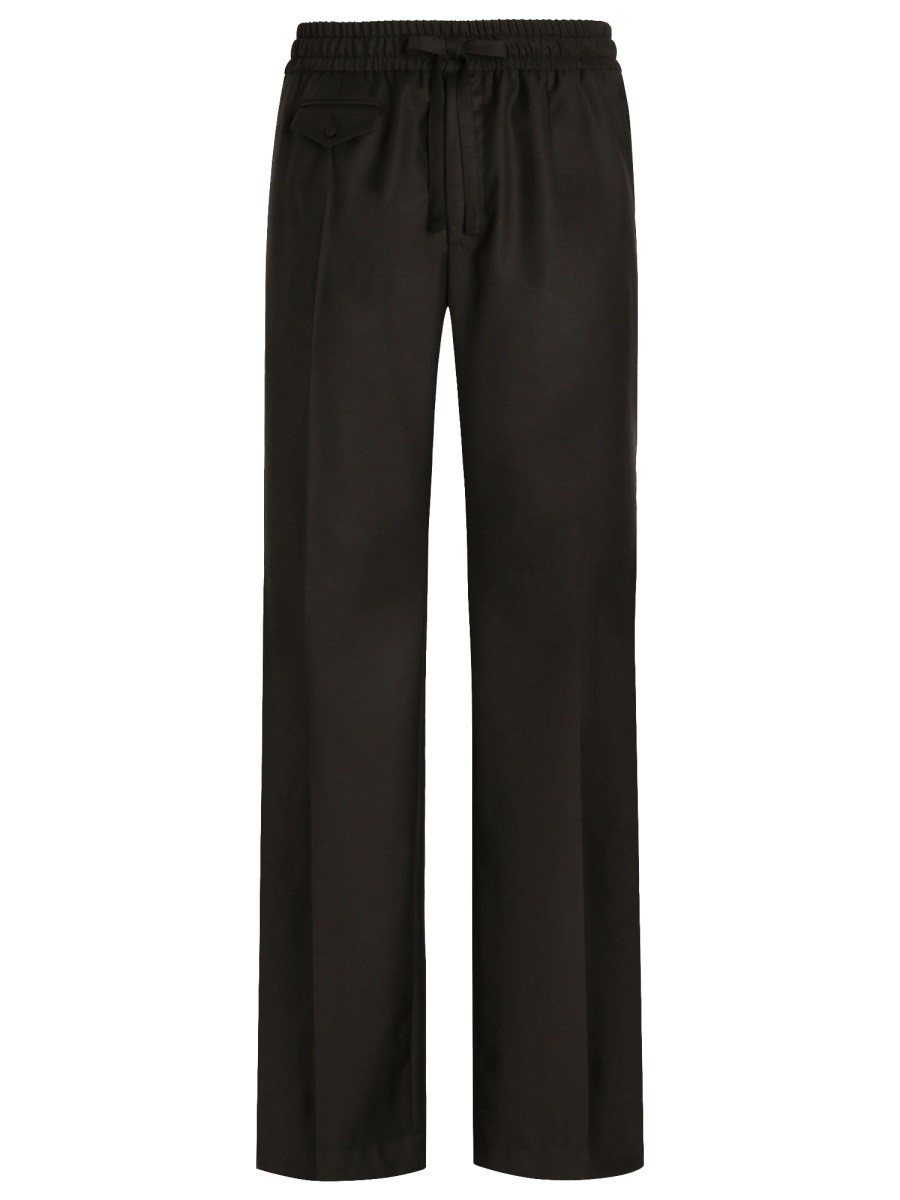 Dolce & Gabbana WOOL KNIT JOGGING PANTS