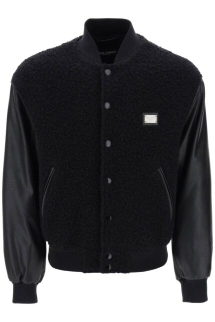 Dolce & Gabbana Wool Teddy Bomber Jacket