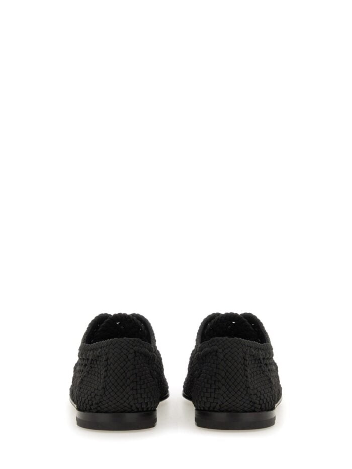 Dolce & Gabbana WOVEN FABRIC "DERBY" SHOE