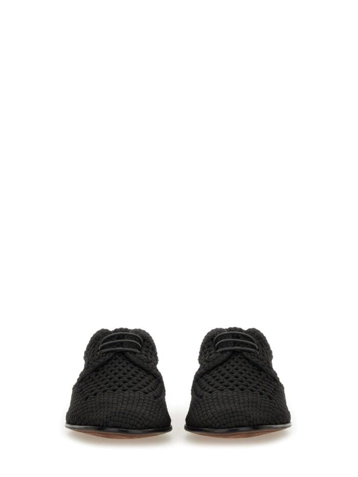 Dolce & Gabbana WOVEN FABRIC "DERBY" SHOE