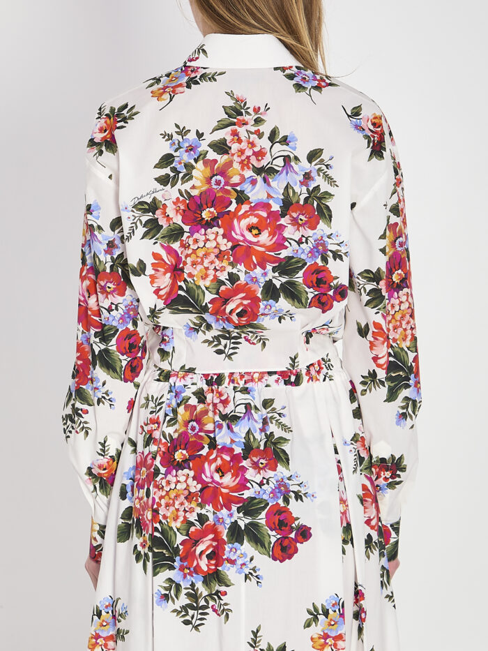 Dolce&gabbana Bunch of flowers print shirt