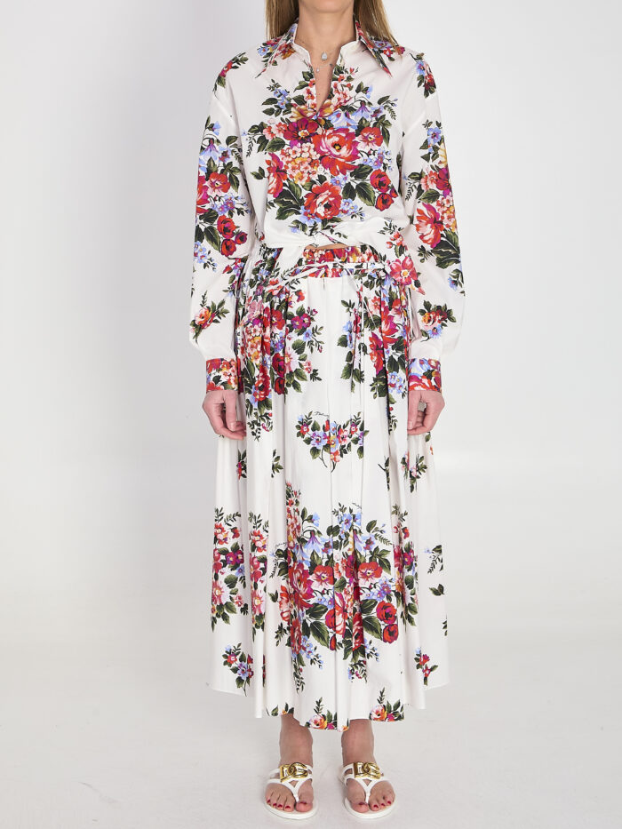 Dolce&gabbana Bunch of flowers print shirt