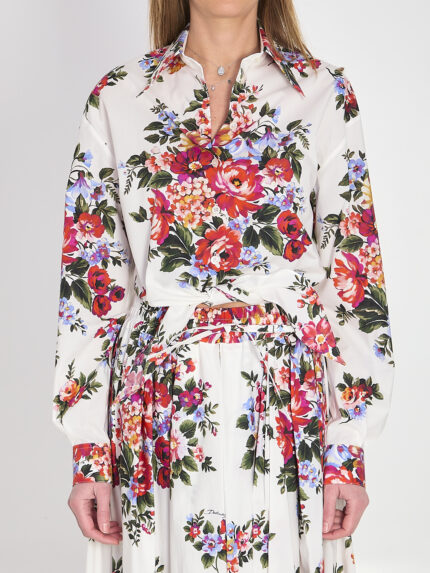 Dolce&gabbana Bunch of flowers print shirt