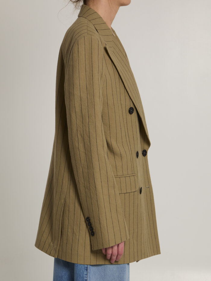 Dolce&gabbana Double-breasted linen jacket