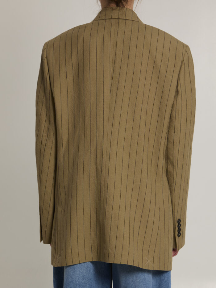 Dolce&gabbana Double-breasted linen jacket