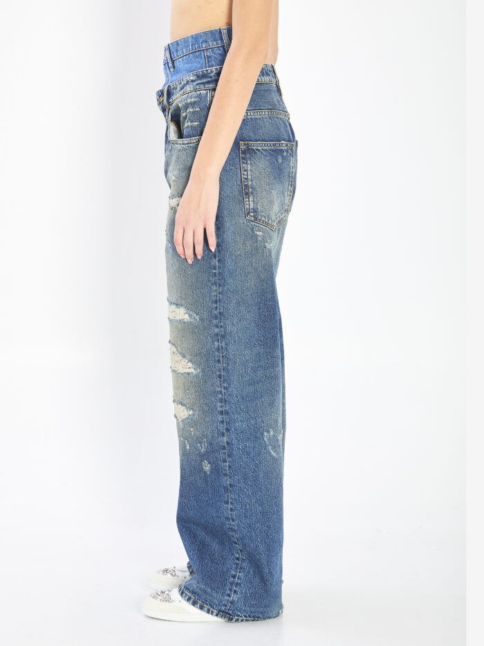 Dolce&gabbana Double wasited denim jeans