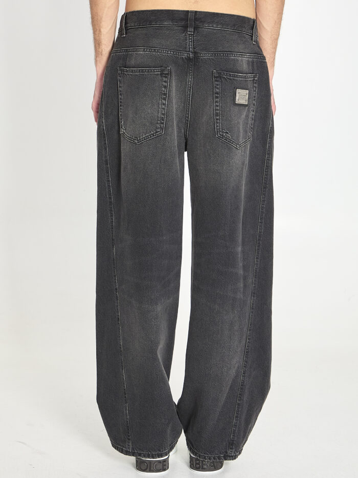 Dolce&gabbana Faded denim jeans