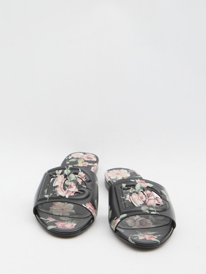 Dolce&gabbana Floral beachwear slides